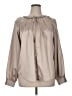 JLo by Jennifer Lopez Silver Tan Long Sleeve Blouse Size XL - photo 1