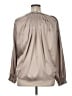 JLo by Jennifer Lopez Silver Tan Long Sleeve Blouse Size XL - photo 2