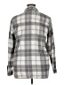 Universal Thread 100% Cotton Plaid Gray Long Sleeve Button-Down Shirt Size XL - photo 2