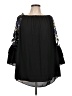 Colleen Lopez 100% Polyester Black 3/4 Sleeve Blouse Size L - photo 1
