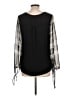 Ariella Black Long Sleeve Blouse Size L - photo 2