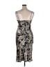 L'Agence Paisley Silver Cocktail Dress Size XL (4) - photo 2