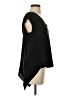 RACHEL Rachel Roy 100% Polyester Solid Black Short Sleeve Top Size XS - photo 4