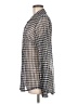 CAbi Houndstooth Gray Long Sleeve Blouse Size M - photo 5