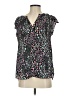 Andree by UNIT Black Short Sleeve Blouse Size S - photo 1