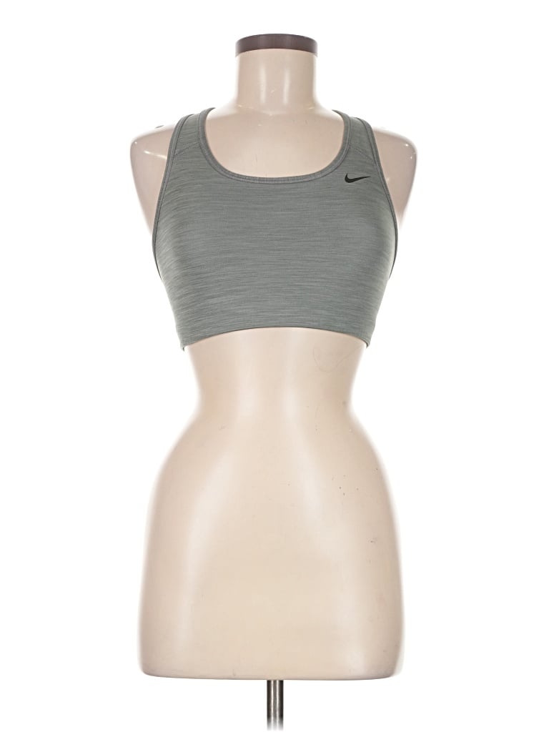 Pre-owned Nike Sports Bra In Gray