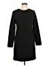 Milly Solid Black Casual Dress Size 8 - photo 1