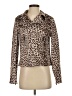 Willow & Root Animal Print Brown Jacket Size XS - photo 1