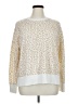 Time and Tru Animal Print Ivory Pullover Sweater Size XL - photo 1
