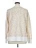 Time and Tru Animal Print Ivory Pullover Sweater Size XL - photo 2
