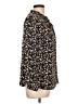 Ann Taylor LOFT Outlet 100% Polyester Floral Black Long Sleeve Blouse Size L - photo 4