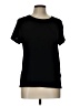 Banana Republic Solid Black Short Sleeve T-Shirt Size L - photo 1