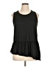Gibson Black Sleeveless Blouse Size XL - photo 1