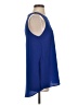 Astr Blue Sleeveless Blouse Size XS - photo 4