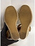 Prada Tan Gold Leather Espadrille Wedge Sandals Size EU 36 - photo 5
