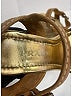 Prada Tan Gold Leather Espadrille Wedge Sandals Size EU 36 - photo 4