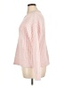 Time and Tru 100% Polyester Solid Pink Pullover Sweater Size 16 - 18 - photo 5