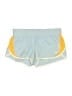 Nike 100% Polyester Color Block Yellow Blue Athletic Shorts Size L - photo 1