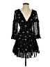 Forever 21 100% Polyester Stars Black Cocktail Dress Size S - photo 1
