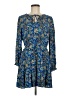Daniel Rainn 100% Polyester Paisley Blue Casual Dress Size M - photo 1