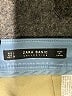 Zara Basic Solid Blue Faux Leather Skirt Size L - photo 4