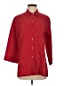 Chico's Design Red 3/4 Sleeve Button-Down Shirt Size Sm (0) - photo 1