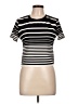 Bar III Black Short Sleeve Top Size L - photo 1