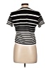 Bar III Black Short Sleeve Top Size L - photo 2