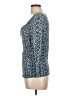 MICHAEL Michael Kors 100% Rayon Teal 3/4 Sleeve Top Size L - photo 5