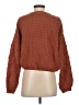 Moon & Madison 100% Acrylic Solid Brown Pullover Sweater Size XS - photo 2