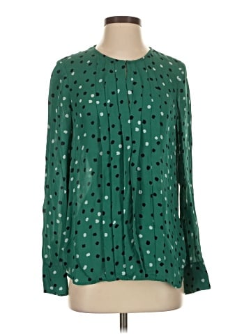 J.Crew Long Sleeve Silk Top (view 1)