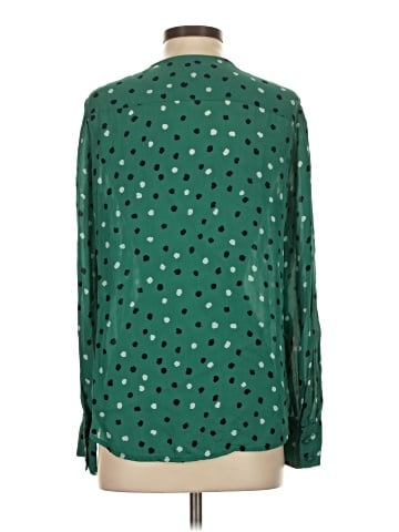 J.Crew Long Sleeve Silk Top (view 2)