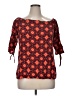 Escapada 100% Rayon Orange 3/4 Sleeve Blouse Size XL - photo 1