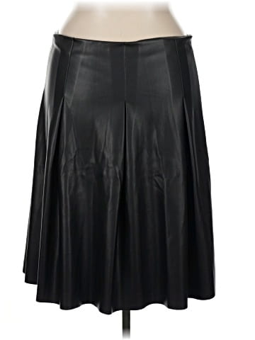 NANETTE Nanette Lepore Faux Leather Skirt (view 2)
