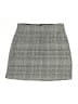 Babaton Tweed Gray Black Formal Skirt Size 0 - photo 1