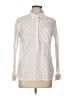 Gap 100% Cotton Hearts Ivory Long Sleeve Blouse Size L - photo 1