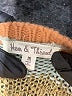 Hem & Thread Stripes Orange Pullover Sweater Size M - photo 7