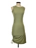 Shein 100% Polyester Solid Green Casual Dress Size S - photo 1