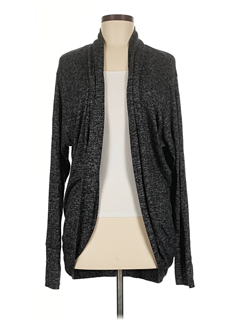 Pre-owned Athleta Cardigan Sweater In Gray