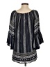 Elan Blue 3/4 Sleeve Blouse Size S - photo 2