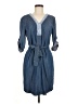 Neiman Marcus 100% Lyocell Blue Casual Dress Size 8 - photo 1