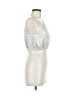 PrettyLittleThing Silver 3/4 Sleeve T-Shirt Size 6 - photo 4