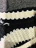 Unbranded 100% Acrylic Stripes Ivory Turtleneck Sweater Size L - photo 7