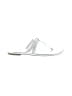 Talbots White Silver Sandals Size 8 - photo 1