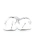 Talbots White Silver Sandals Size 8 - photo 2
