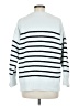Unbranded Stripes White Pullover Sweater Size M - photo 2
