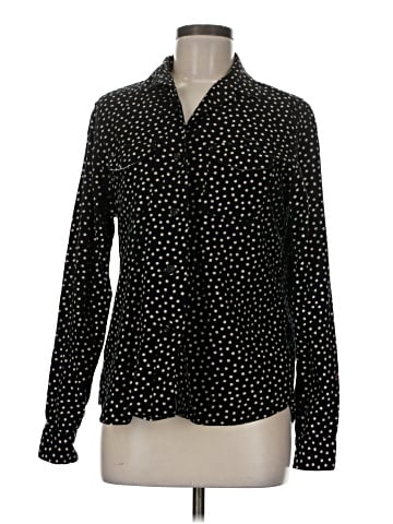 Ines de la Fressange for Uniqlo Long Sleeve Blouse (view 1)