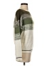 Shein 100% Acrylic Color Block Green Pullover Sweater Size S - photo 4