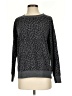 Splendid Animal Print Gray Pullover Sweater Size S - photo 1