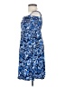 Blue Ginger 100% Rayon Paisley Blue Cocktail Dress Size XS - photo 5